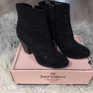 Juicy Couture blacked studded boots